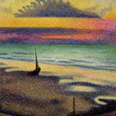 Georges Lemmen-The Beach at Heist